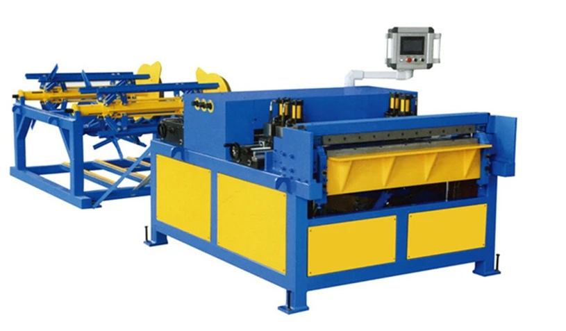 Líne Dea-Cháilíochta Duct Aeir Hvac Duct Auto Forming Machine Auto Line 3 Machine